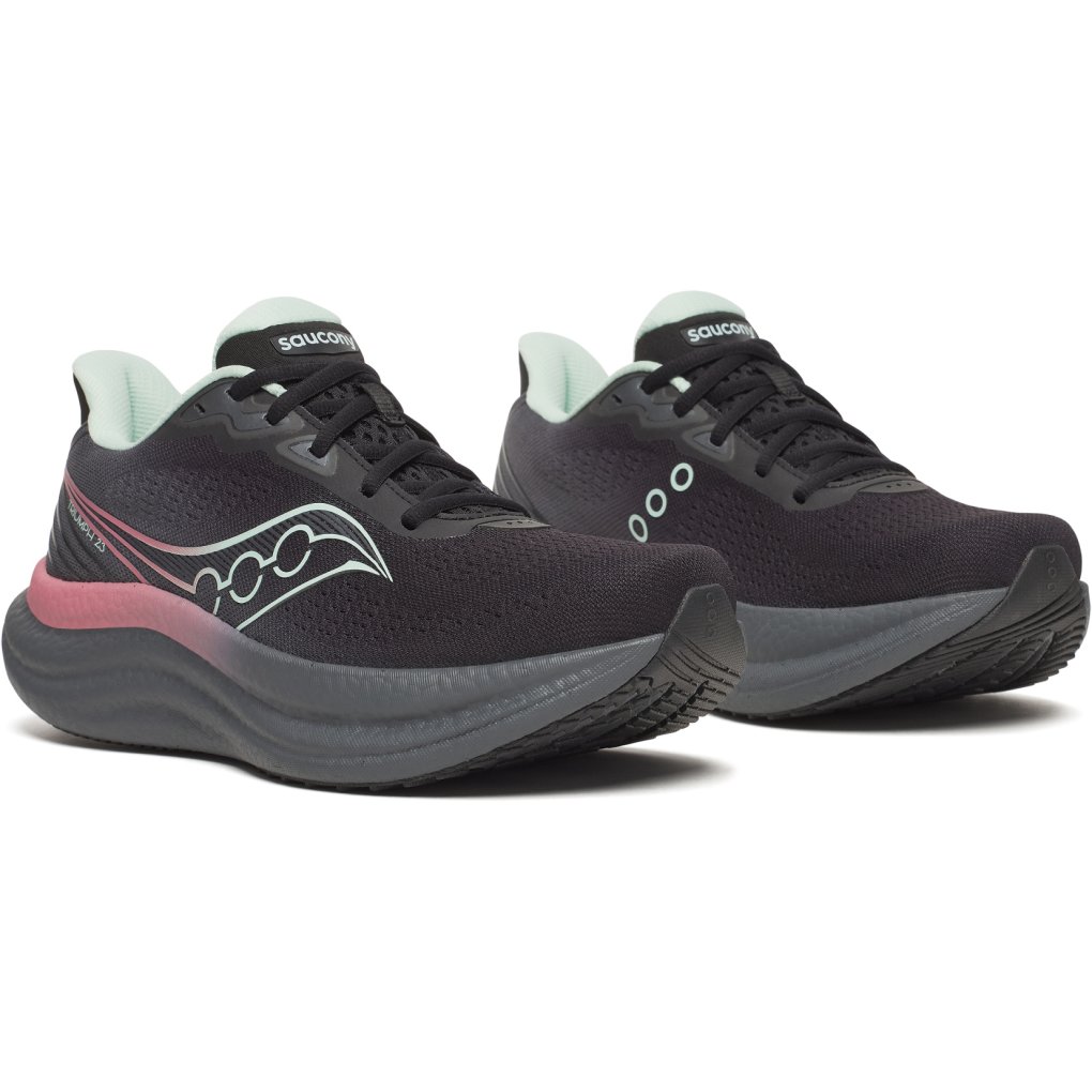Saucony Triumph 23 Running Shoes Women - black/calm