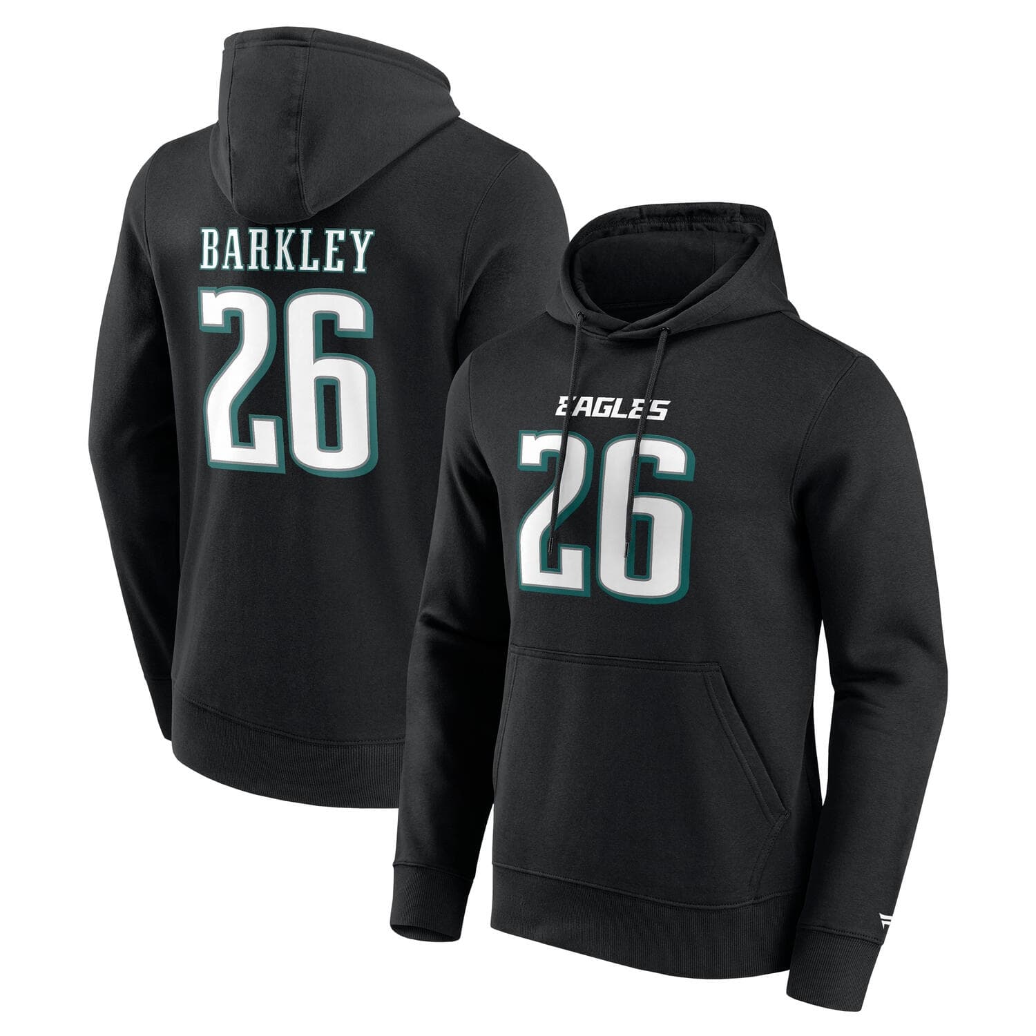 Saquon Barkley #26 Philadelphia Eagles Player NFL Hoodie Black