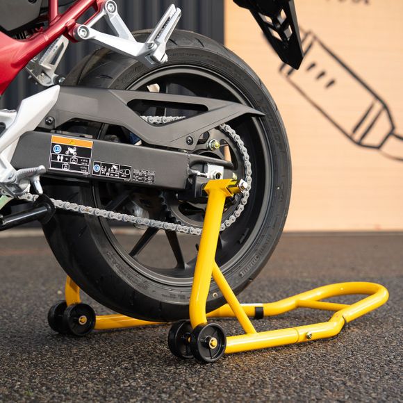 Motoblouz Rear Kickstand with Universal Rubber Support - YellowRef: KOR0007