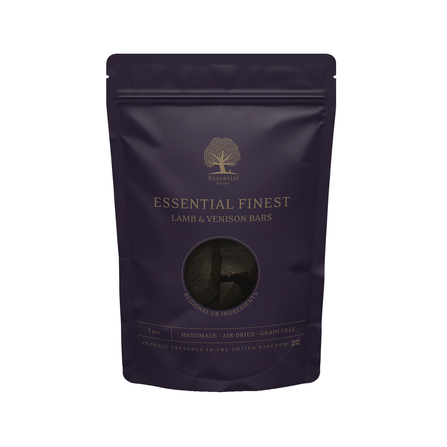 Essential Foods - Finest Lamb & Venison Bars - 3 pieces