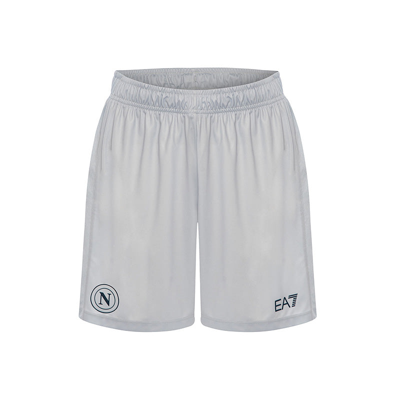 SSC Napoli Silver Goalkeeper Shorts 2025/2026