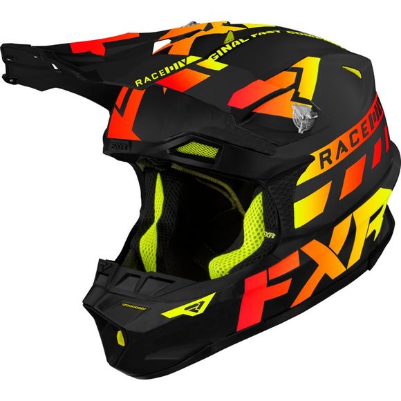 FXR BLADE FORCE INFERNO 2023 cross Helmet - BlackRef: FXR0265