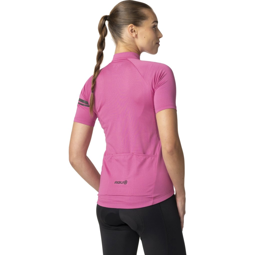 AGU Essential Core Short Sleeve Jersey Women - electric fuchsia