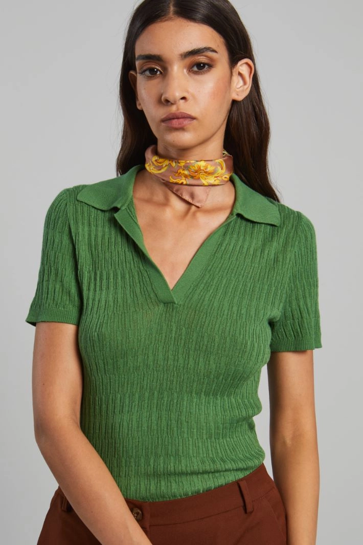 Twill foulard - GREY BEIGE