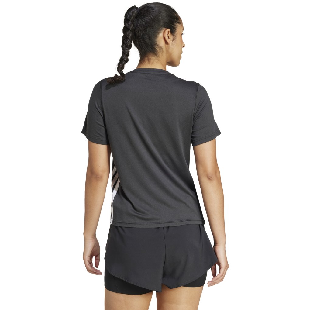 adidas 3-Stripes Crew Tee Women - black/white JH1392