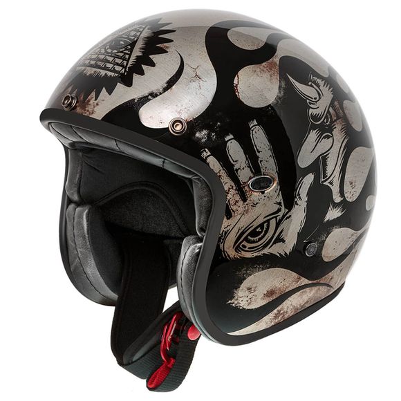Casque jet Premier LE PETIT CLASSIC - BD - TITANIUM - GrisRef : PE0260