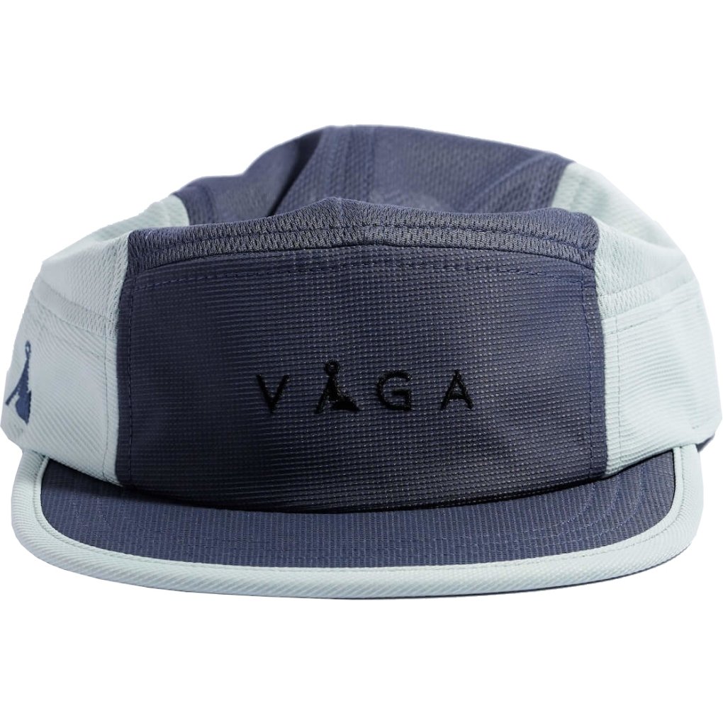 VÅGA Club Running Cap - Slate Blue / Mint