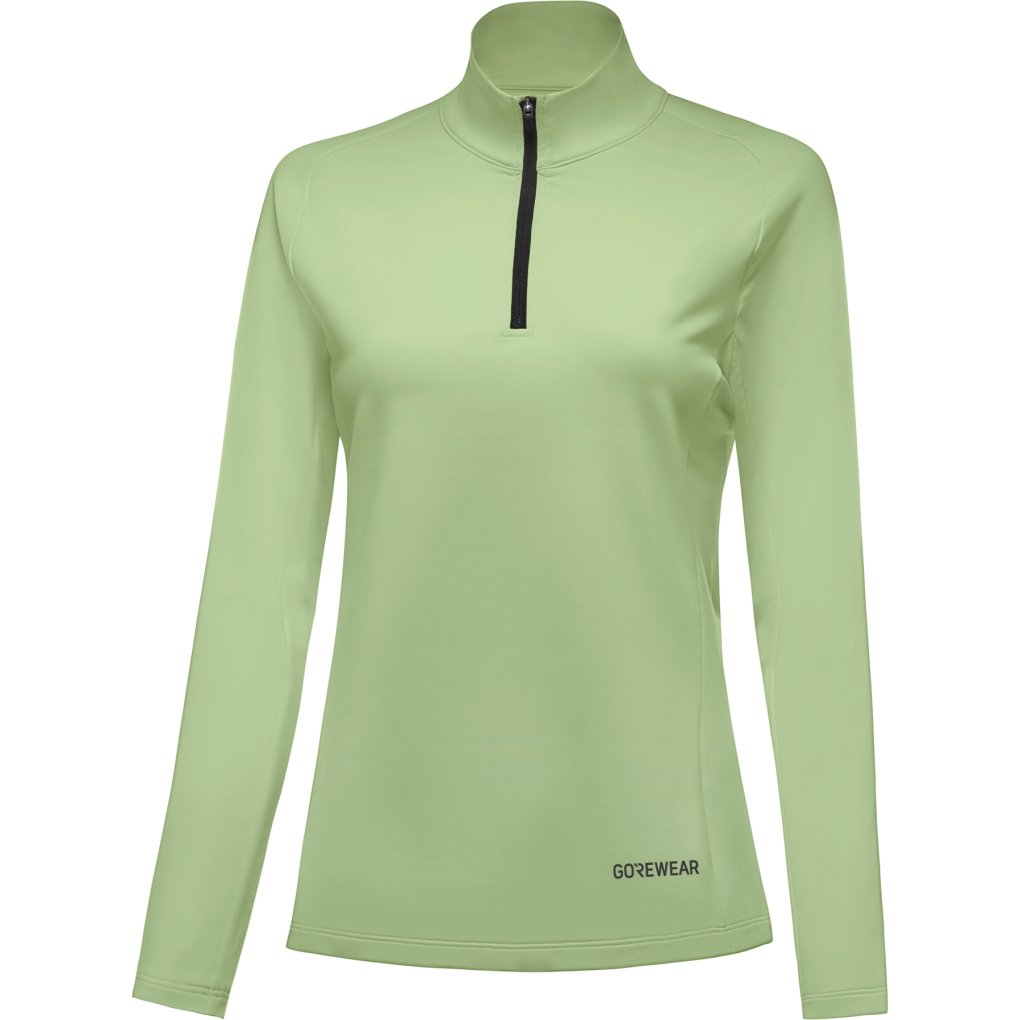 GOREWEAR Everyday Mid 1/4-Zip Long Sleeve Shirt Women - spring green DJ00