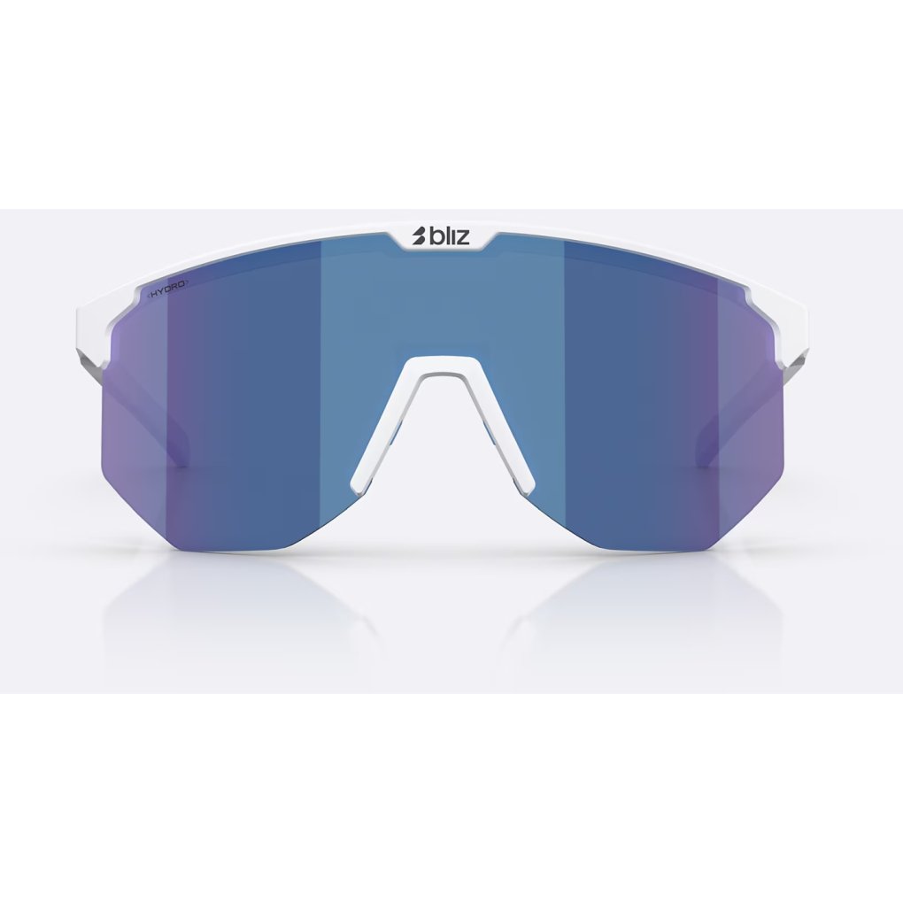 Bliz Hero Glasses - Matte White - Smoke/Blue Mutlicolor