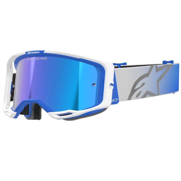 Alpinestars VISION 8 CORP IRIDIUM 2025 cross goggles - White / BlueRef: ap3723 / 5101625-7274-os