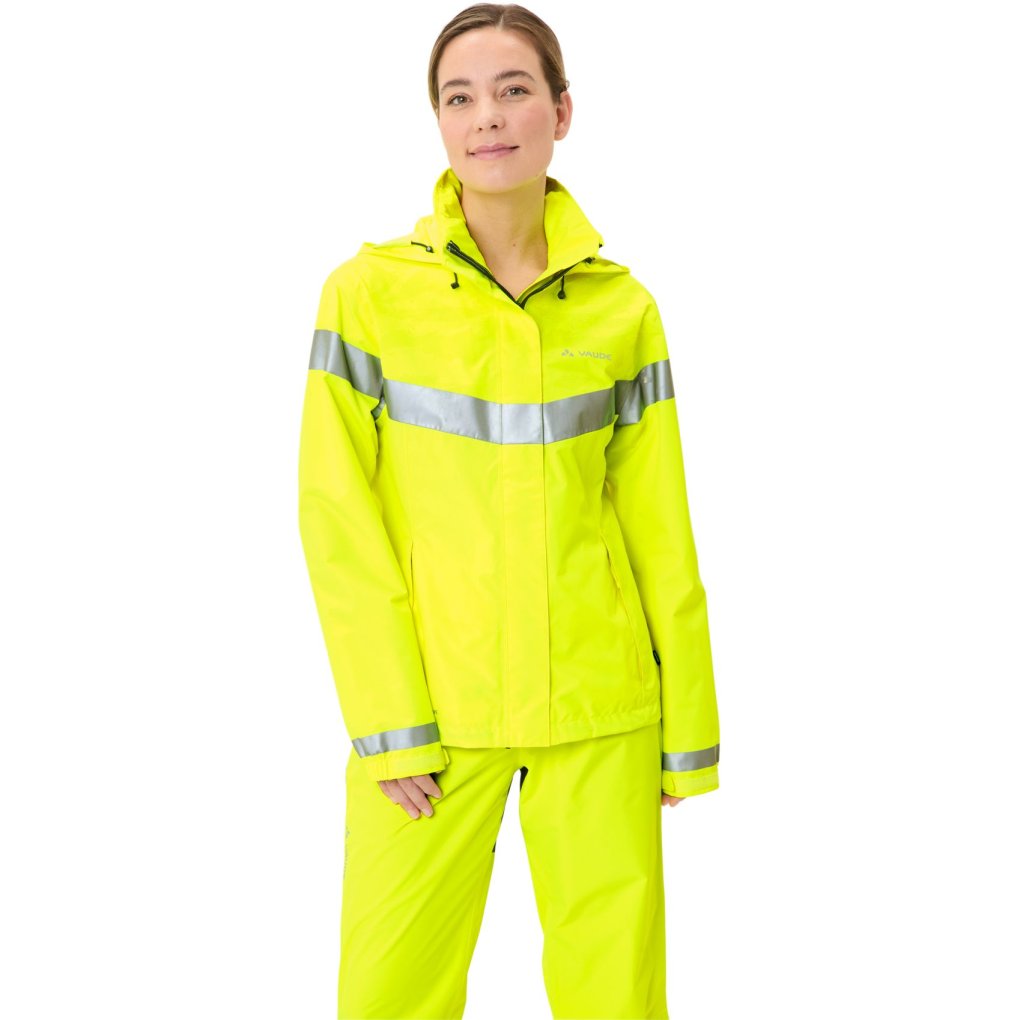 Vaude Luminum Rain Jacket Women - neon yellow
