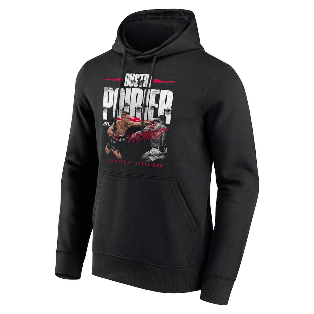 UFC Dustin Poirier Strike Hoodie - Black - Mens