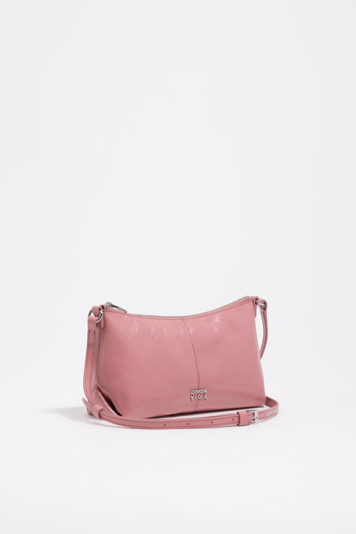 Pink leather mini bag