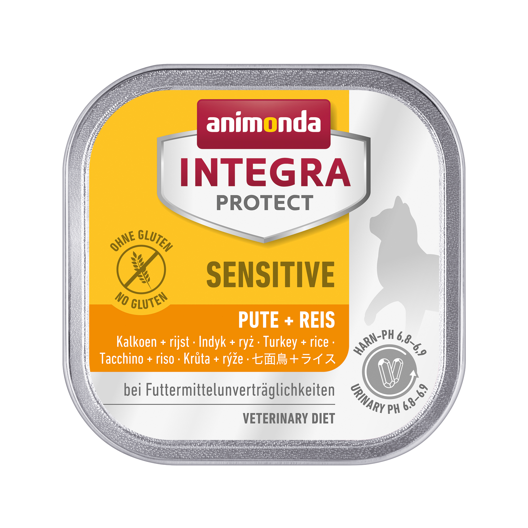 Animonda Integra Protect Cat Sensitive Turkey & Rice - 16 x 100g