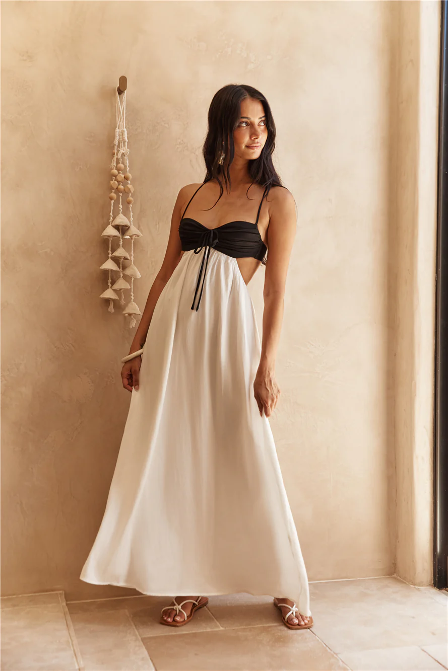 Sun kissed Sands Maxi Dress White