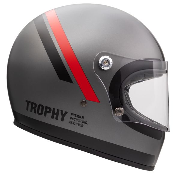 Premier Full-Face Helmet TROPHY - DO - MATT - Black/GrayRef: PE0302