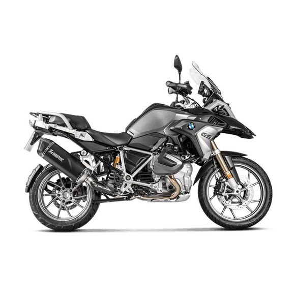 Silencieux Akrapovic BLACK Titane embout de carboneRef : S-B12SO23-HAATBL / 18113702