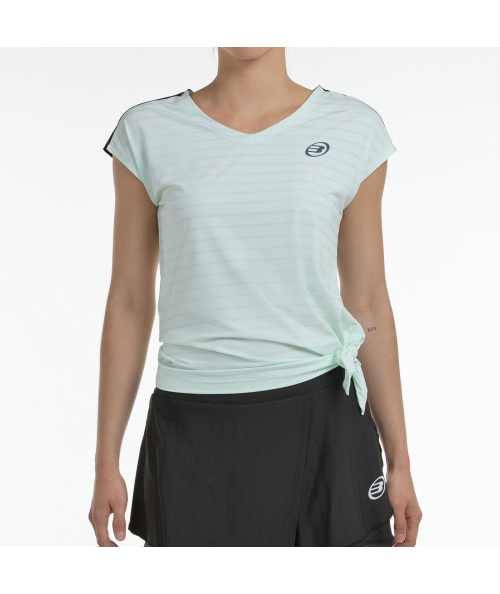 T-SHIRT BULLPADEL ADOROS WATER GREEN TWO-TONE FABRIC