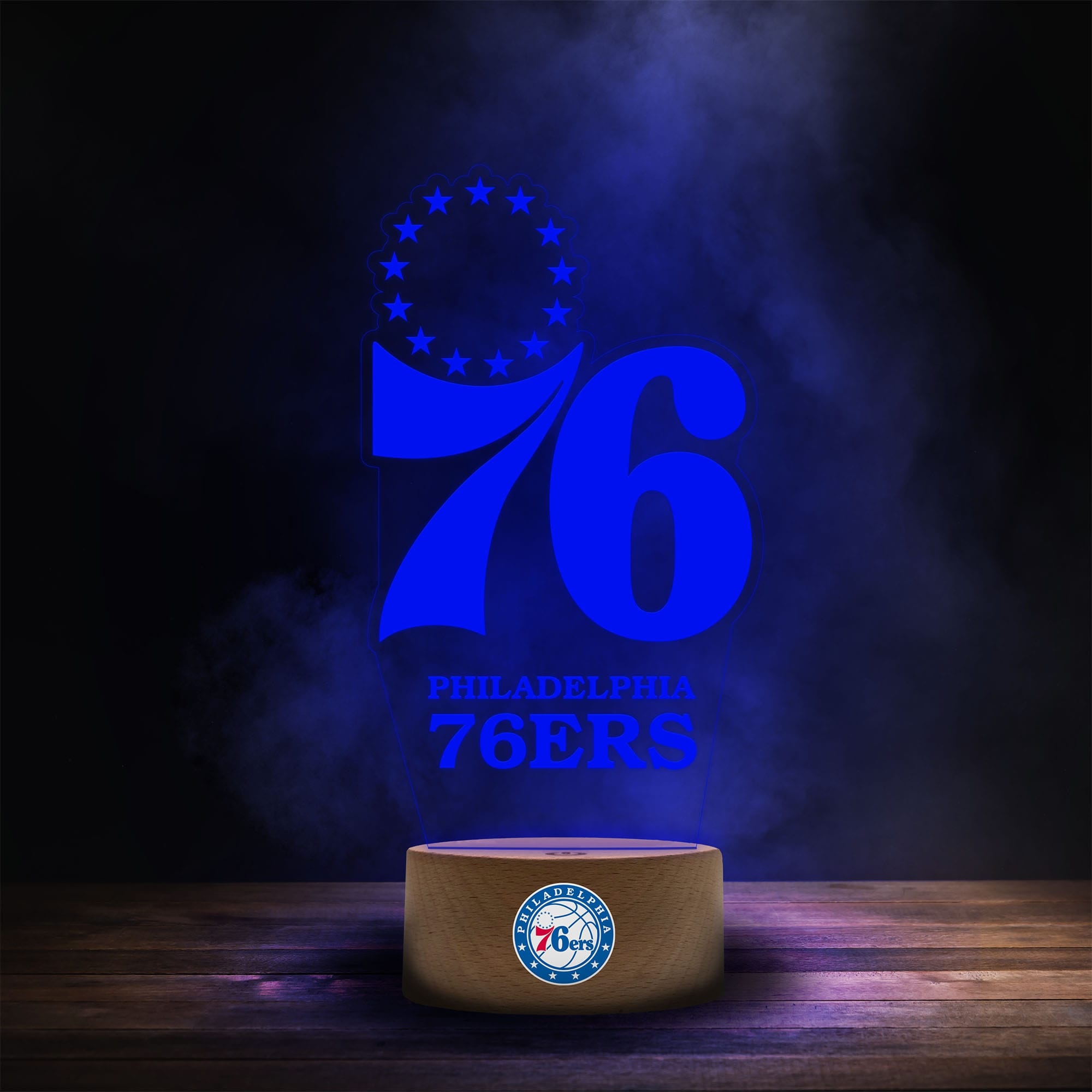 Philadelphia 76ers NBA Team Logo LED Sign