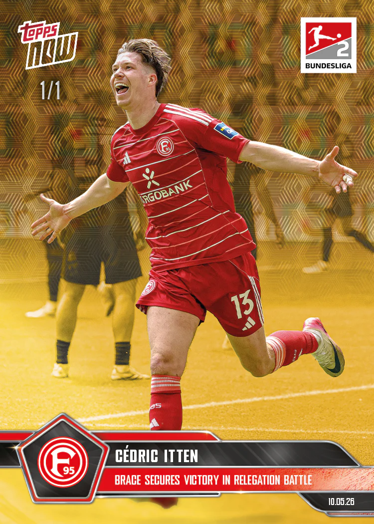 Cedric Itten - 2025-26 Bundesliga Topps NOW® - Card 192 - PR: 179
