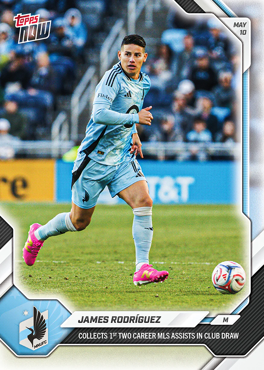 James Rodríguez - 2026 MLS Topps NOW® - Card 42 - PR: 424