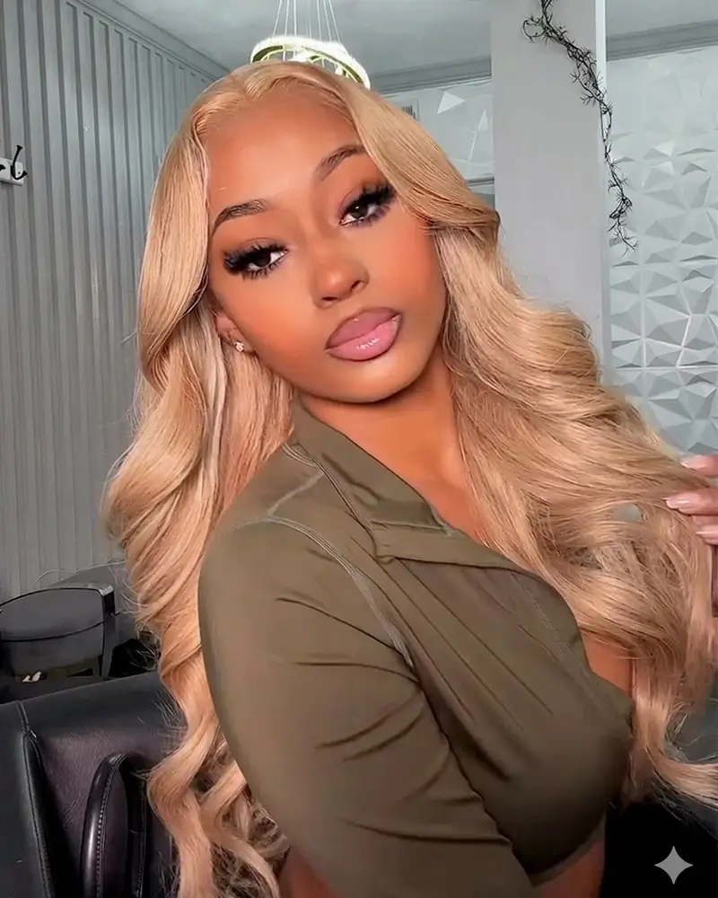 Ophirawig 13x6 Three-Go? Milk Tea Brown Glueless Wig Loose Body Wave With Drawstring 100% Human Hair Wig