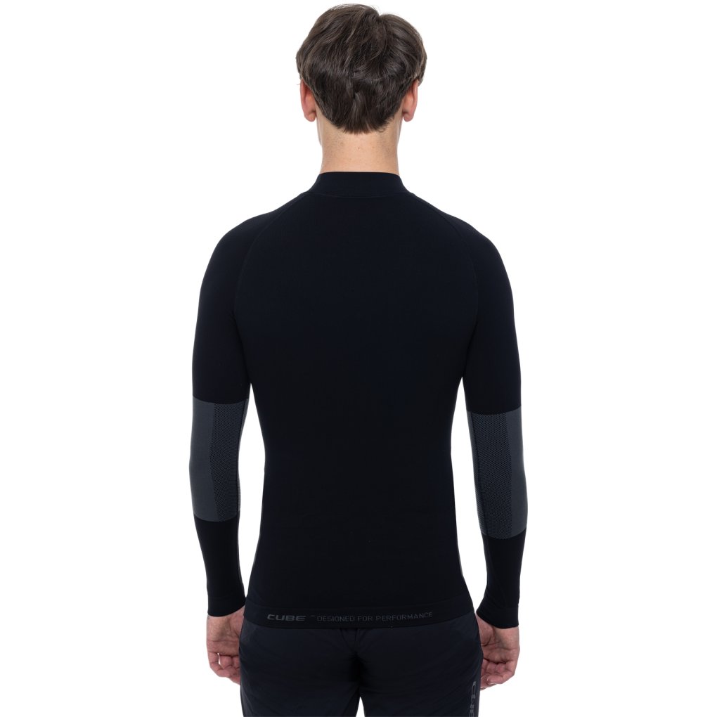 CUBE RACE Be Warm Functional Long Sleeve Baselayer Men - black