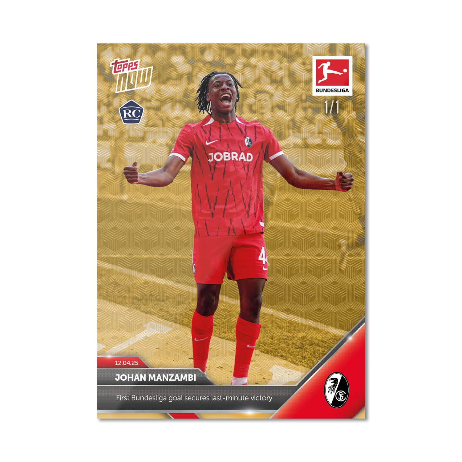Johan Manzambi - 2024-25 Bundesliga Topps NOW® Card 163