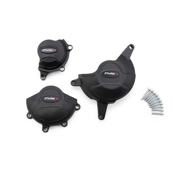 Puig Engine Protection Kit - 3 Crash Guards - BlackRef: Pui0653 / 21367N