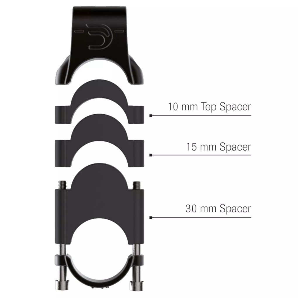 Deda Riser / Spacer Kit for Clip-On Aerobar - PARARISERKIT | for Parabolica / Fastblack2