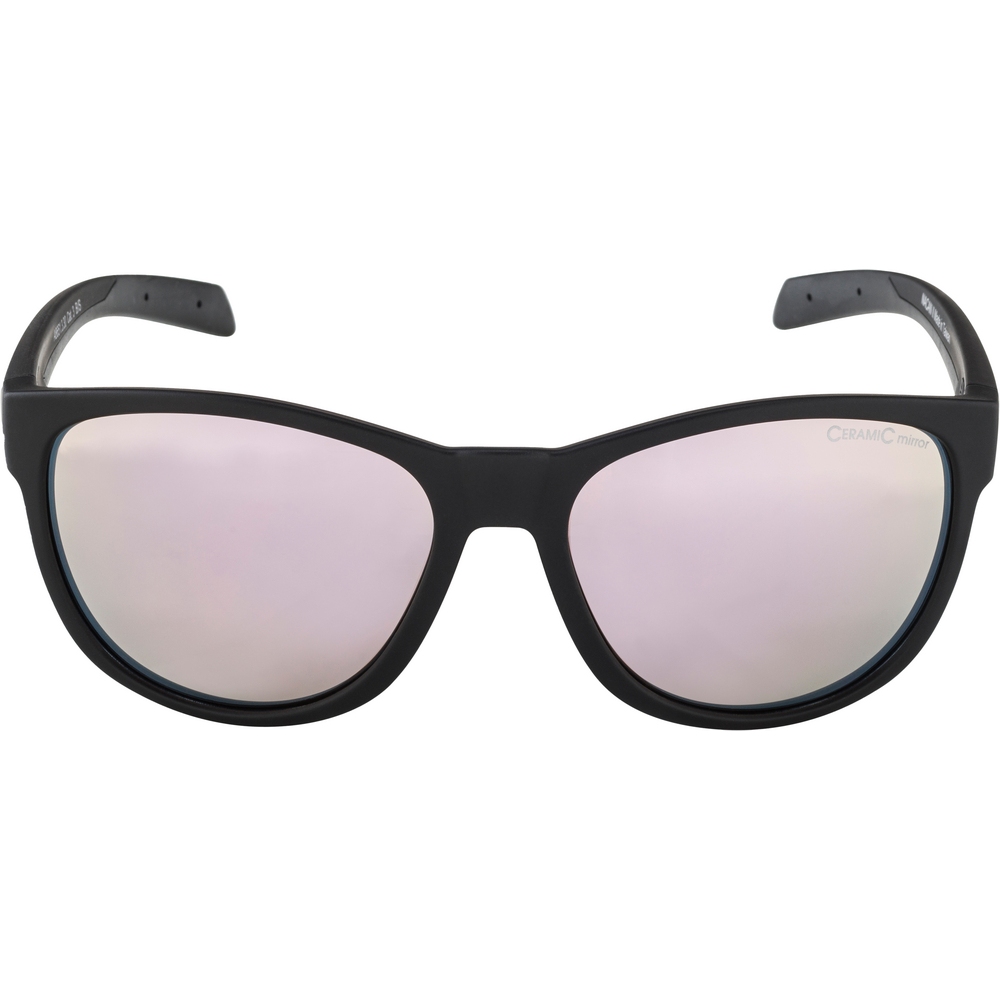 Alpina Nacan II Glasses - black matt/mirror rose