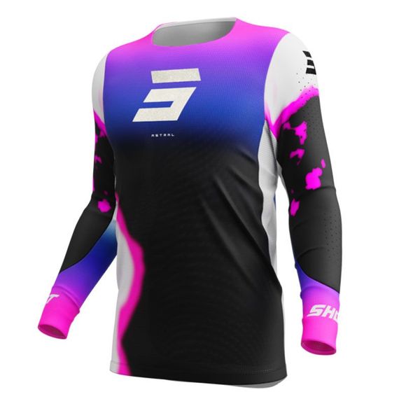 Maillot cross Shot AEROLITE - ASTRAL 2025 - Bleu / RoseRef : SO2648