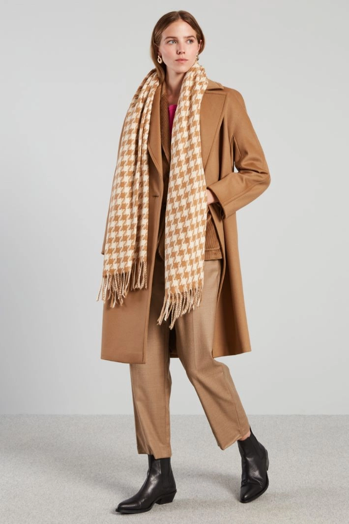 Pure wool coat - CAMEL