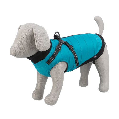 Trixie Jacket Pontis with Harness - Grey - 24 cm