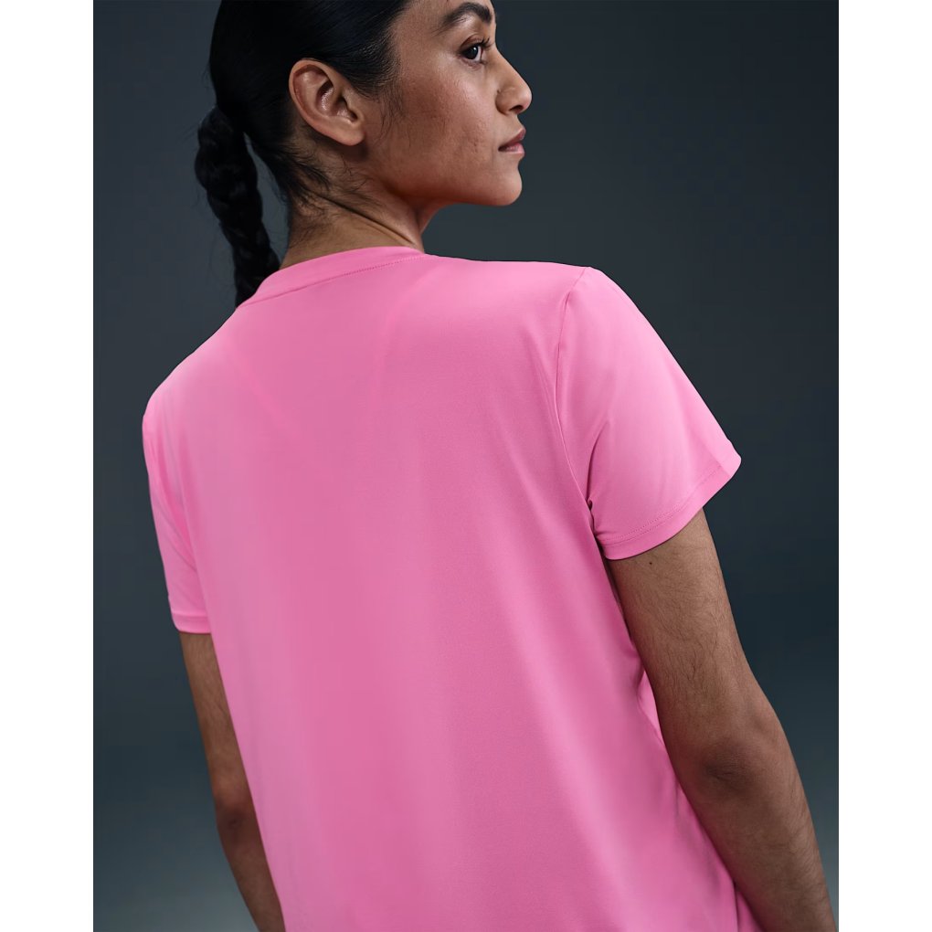 Nike One Classic Dri-FIT Short Sleeve Top Women - playful pink/white IB9408-675