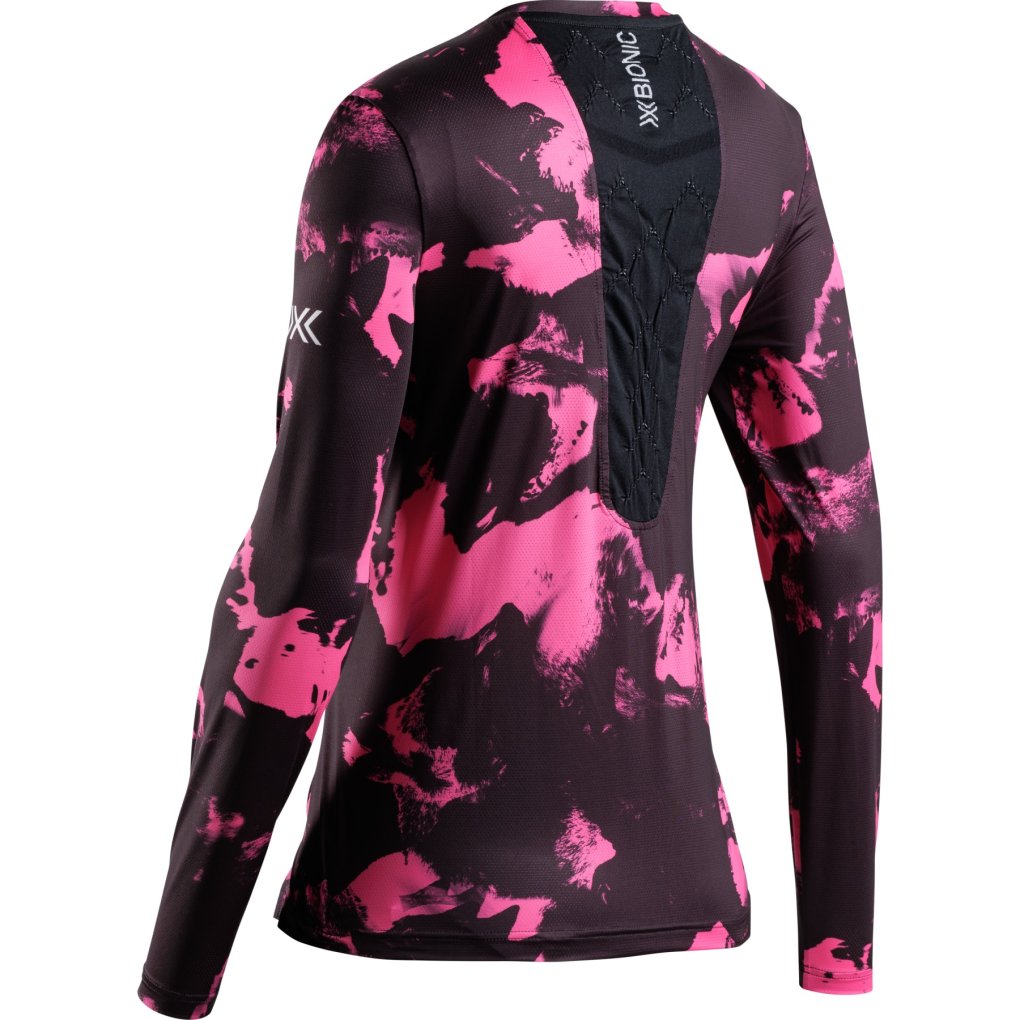 X-Bionic Corefusion Run Longsleeve Shirt Women - wolfpack/black/neo pink winter
