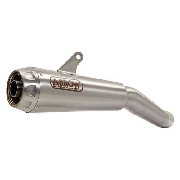 Silencieux Arrow Nichrom Pro-race embout inox - GrisBMW 1200 R NINE-T SCRAMBLER ABS (0J31) - 2021 - 2024Ref : 71940P