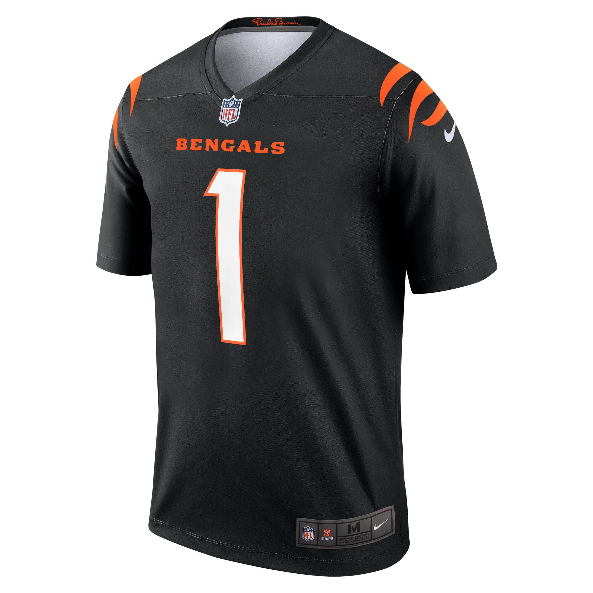 Ja’Marr Chase #1 Cincinnati Bengals Nike Legend NFL Jersey Black