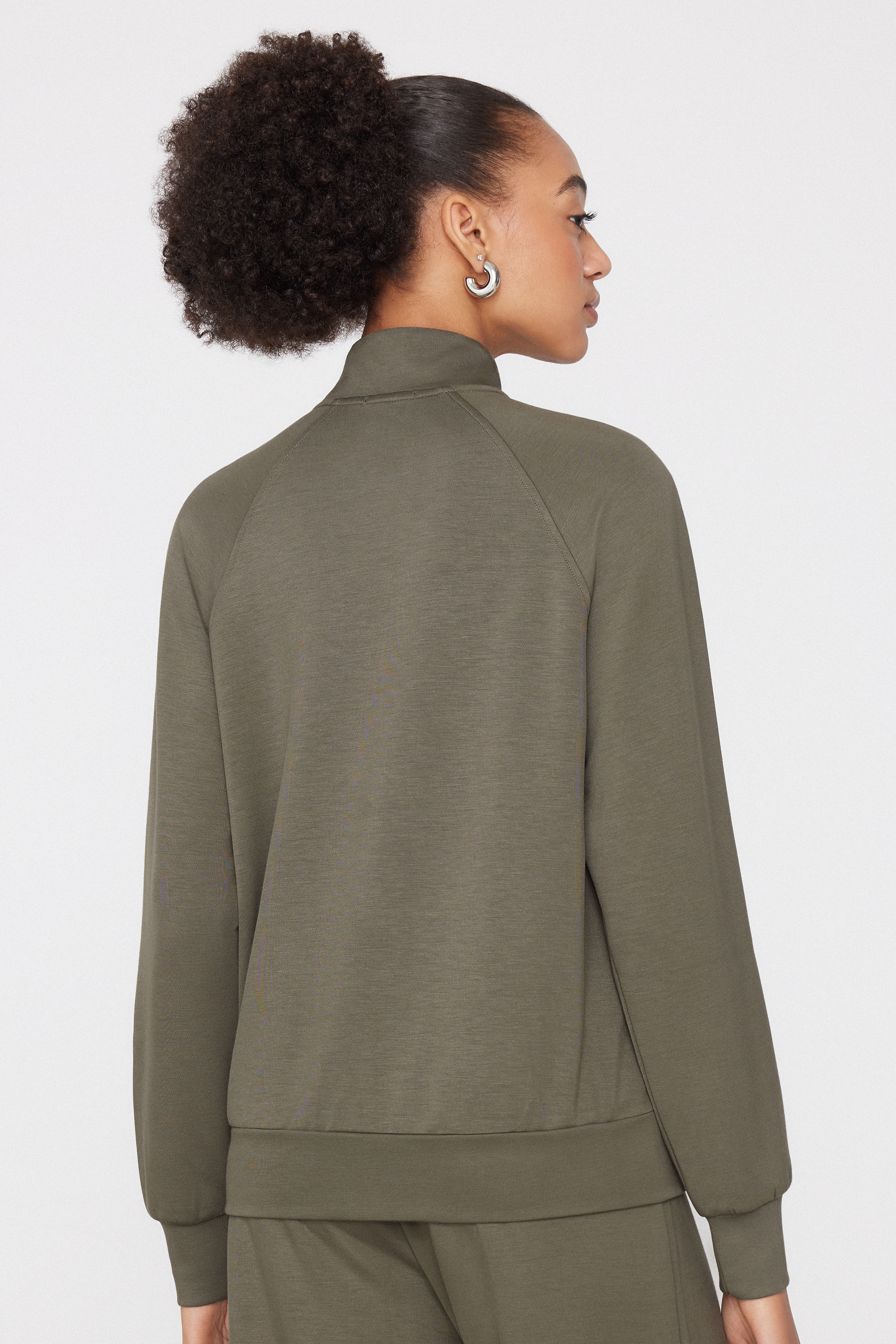Soft Touch Sweatshirt with Zip