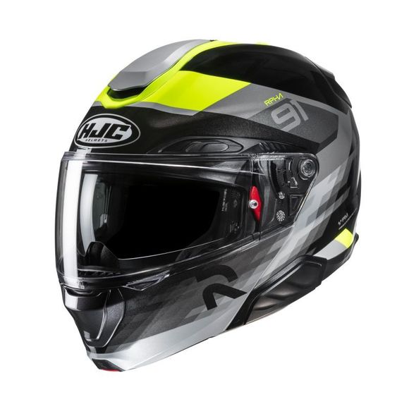 HJC RPHA 91 modular helmet - MADAL - Yellow / BlackRef: HJ1399