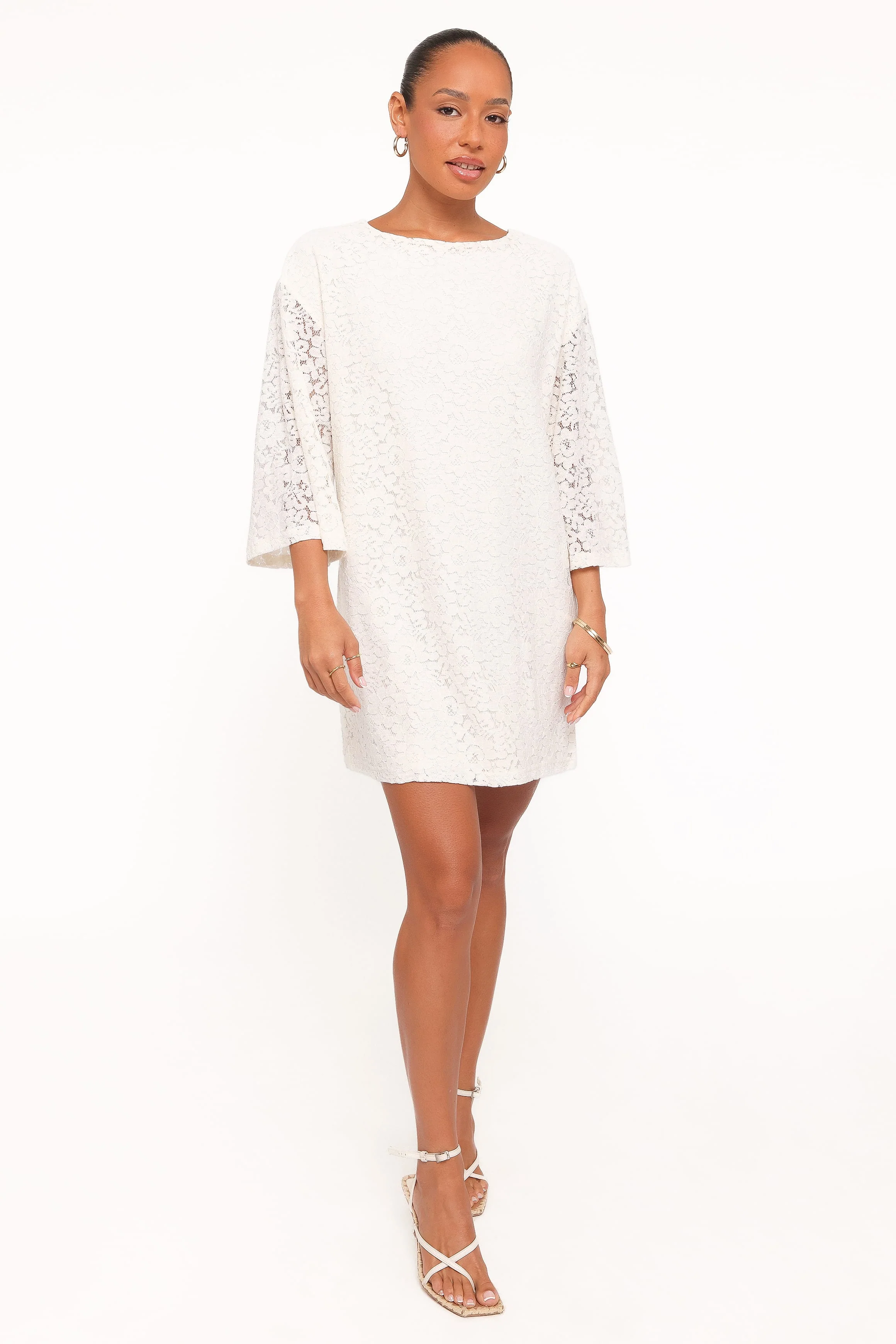 Lula Mini Dress - Cream Lace