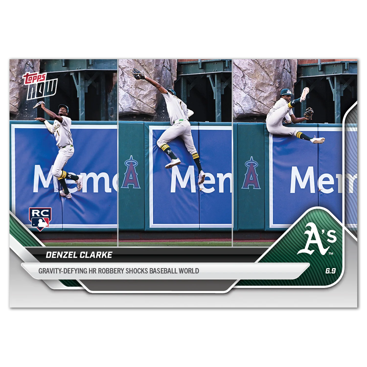 Denzel Clarke - 2025 MLB Topps NOW® - Card 283