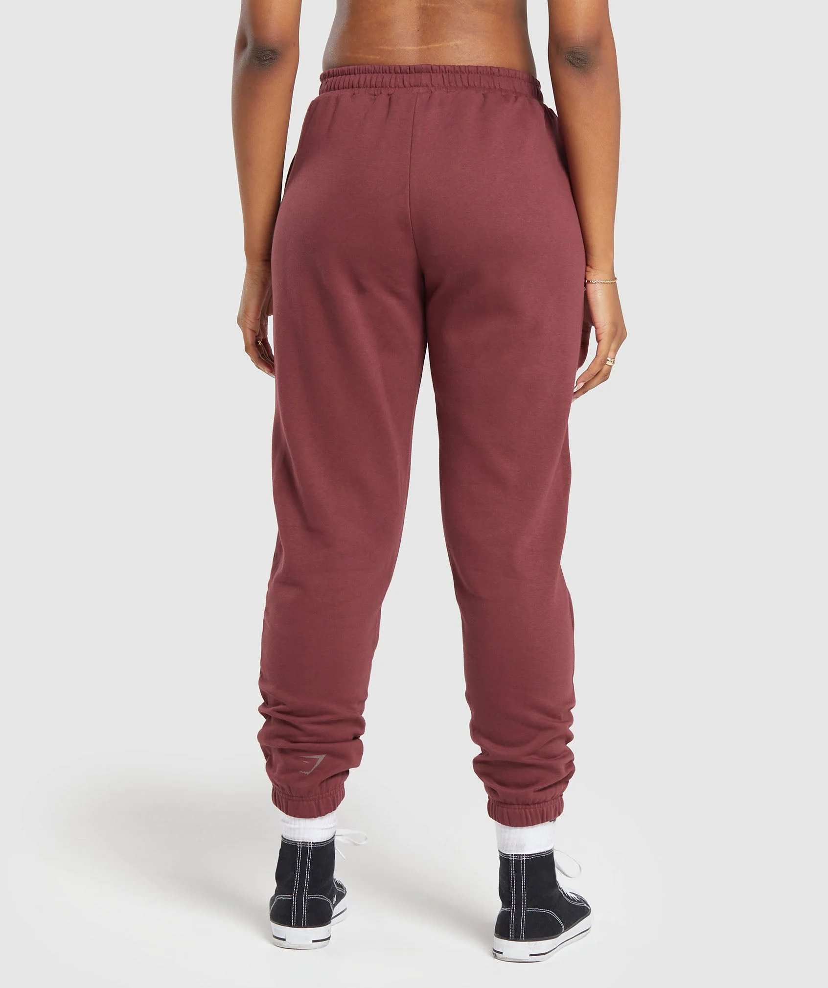 Built Graphic Joggers Washed Burgundy