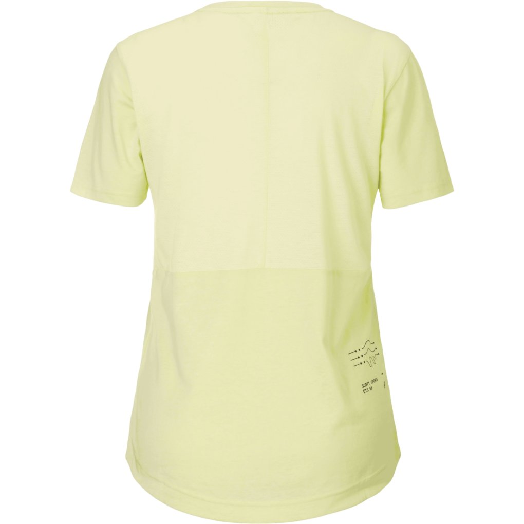 SCOTT Vertic DRI Short Sleeve Tee Women - pastel yellow