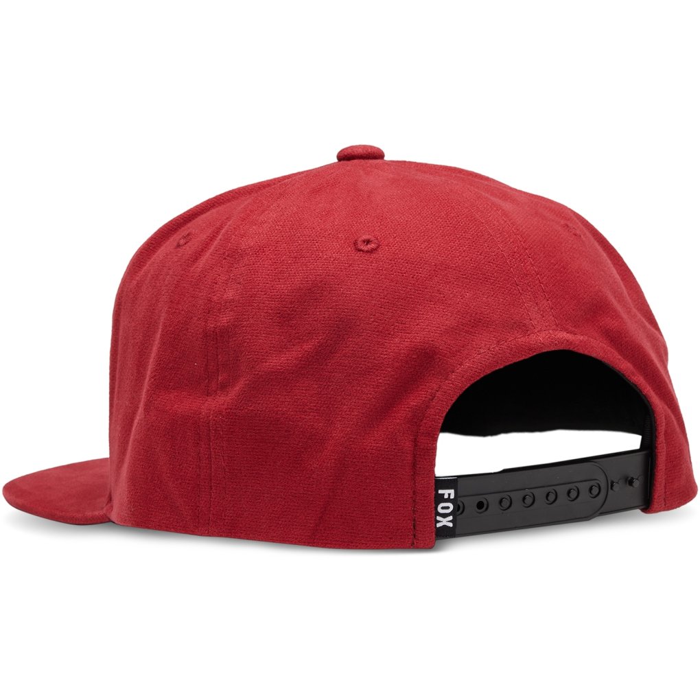 FOX Head Snapback Hat - flame red