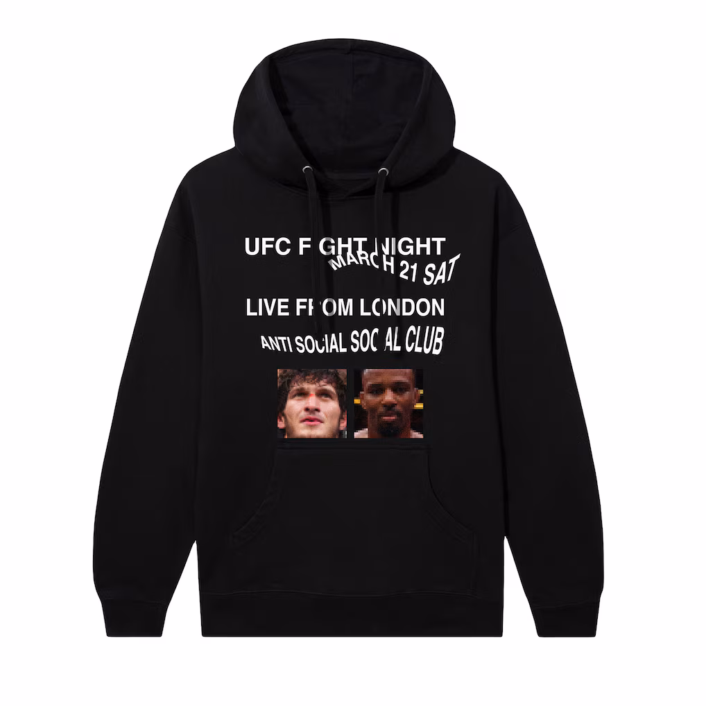 UFC x ASSC Live Hoodie - Black - Mens
