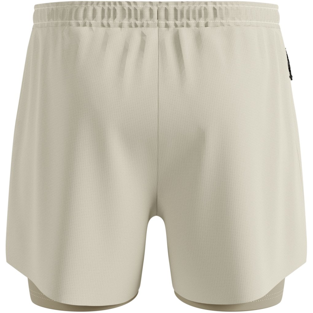 Odlo Zeroweight 5 Inch 2-in-1 Running Shorts 2.0 Men - agate gray - vetiver