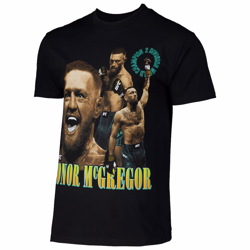 Men's UFC Black Conor McGregor  Time T-Shirt