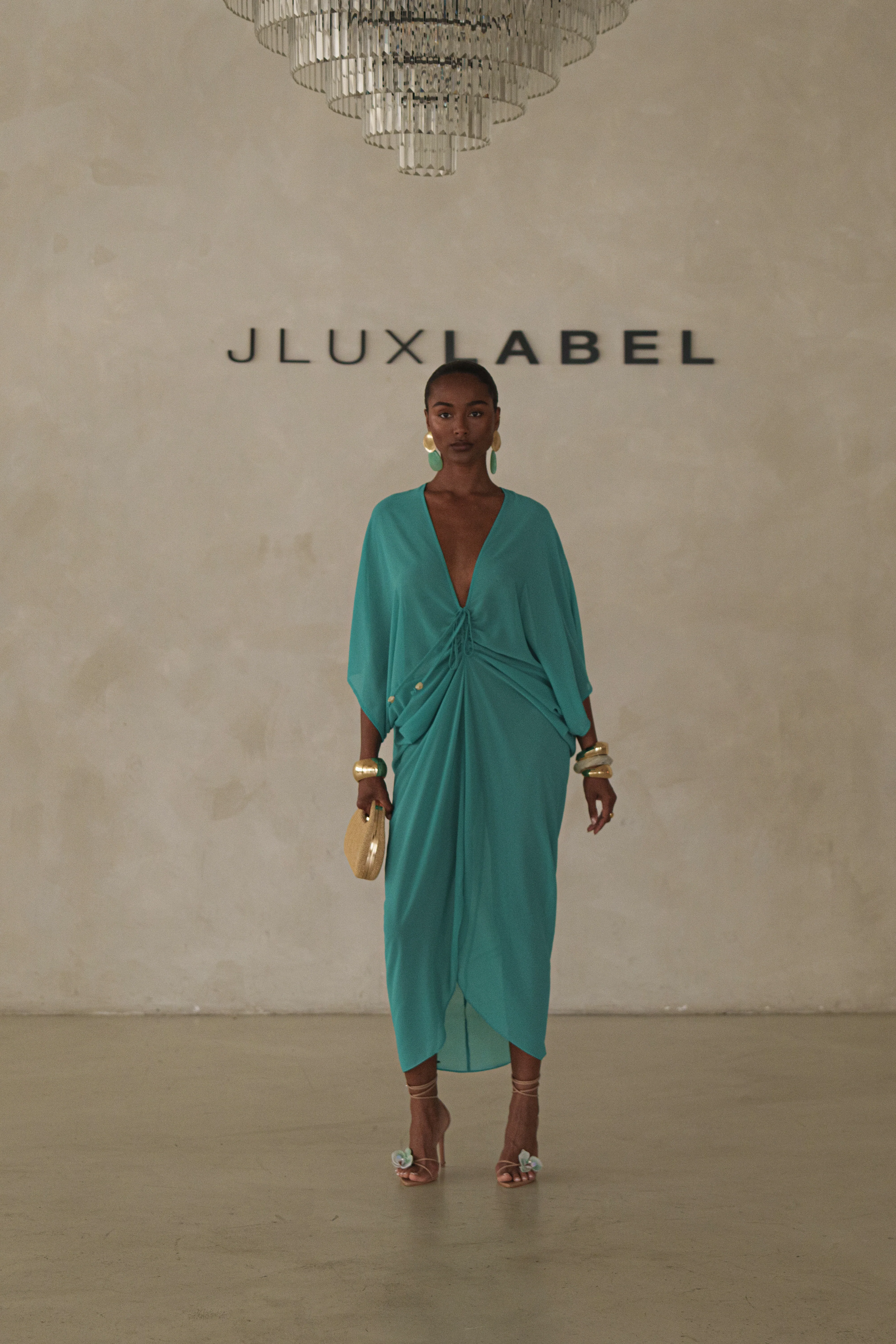 Teal Longer Days Cover Up Dress