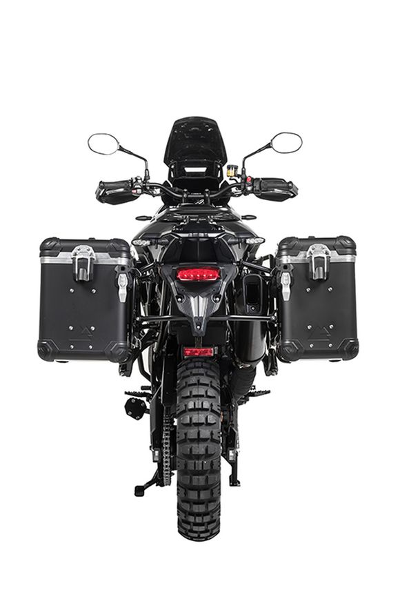 Touratech suitcase Complete kit ZEGA Evo 38/45 - Black support included - Black anodizedRef: Trt01893A / 01-421-6887-0
